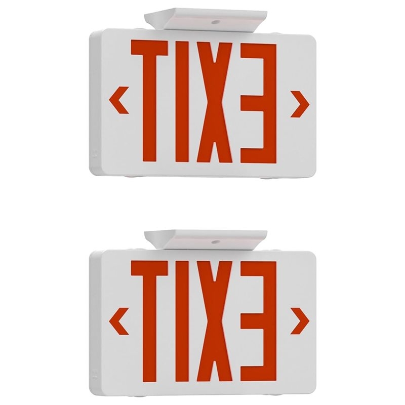 Emergency Exit Sign - B67C homologué UL, ensemble d'éclairage d'urgence