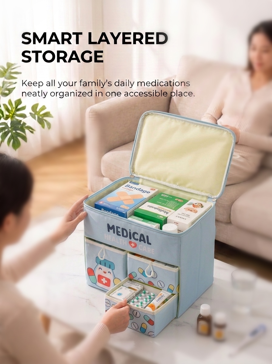 First Aid Bag Kit - Trousse de premiers secours portable à
