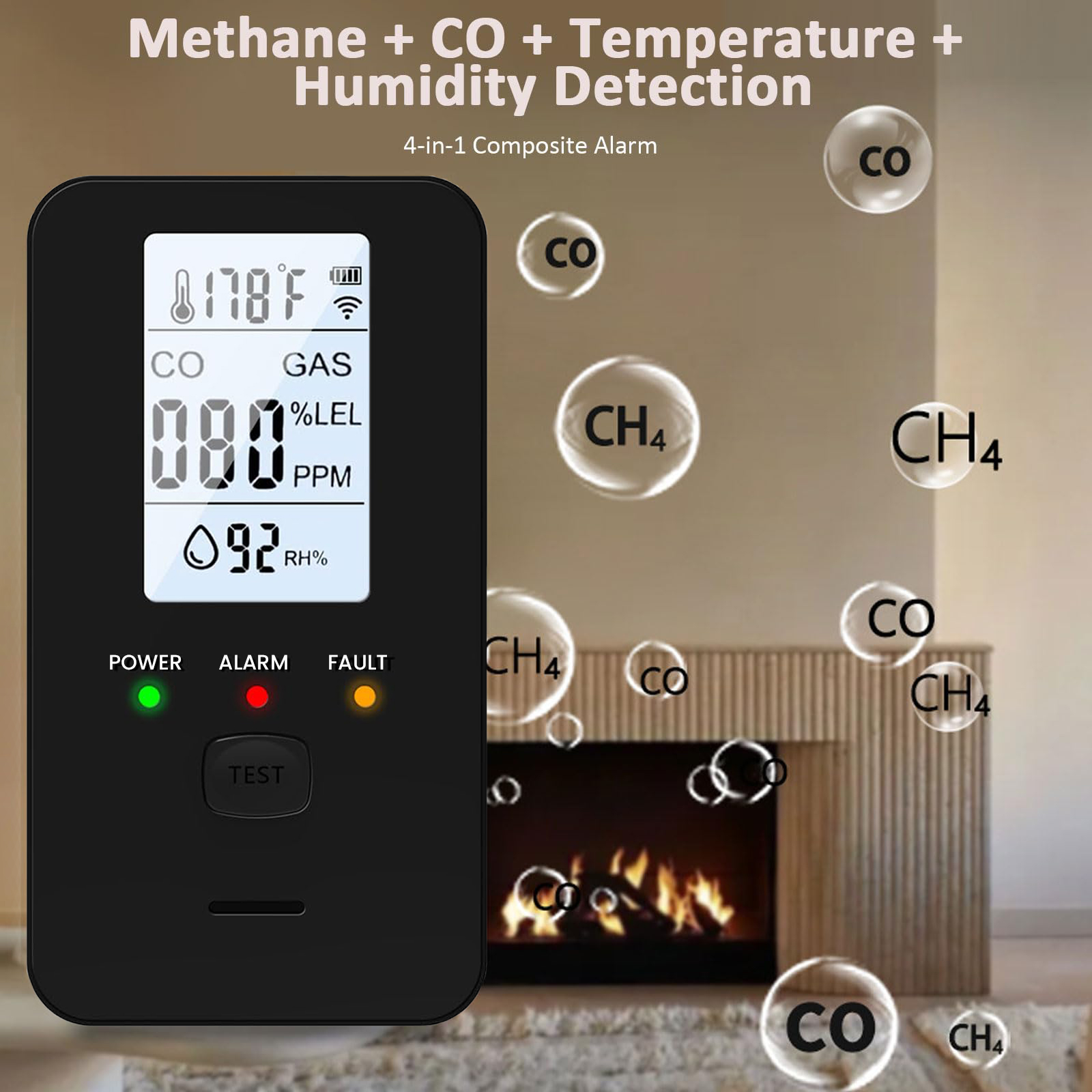 Co Detector Plug - Détecteur de gaz et de monoxyde
