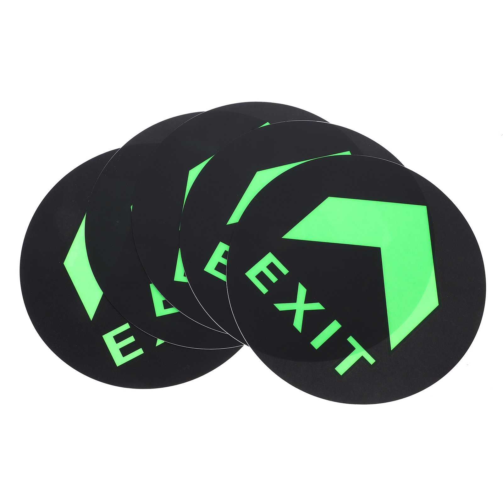5 autocollants lumineux de sol - Emergency Exit Sign avis et prix