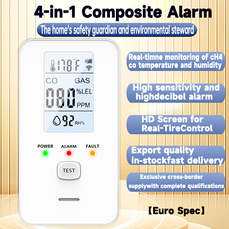 Détecteur de gaz 4 en 1, alarm - Co Detector Plug avis et prix