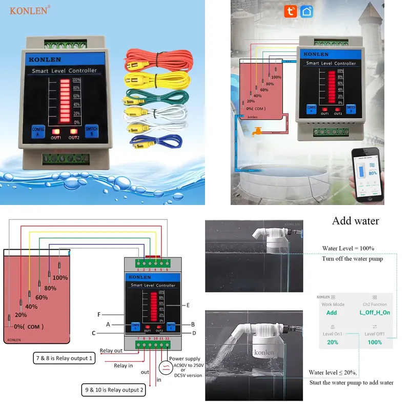 Capteur de niveau d'eau KONLEN - Water Alarm Sensor avis et prix